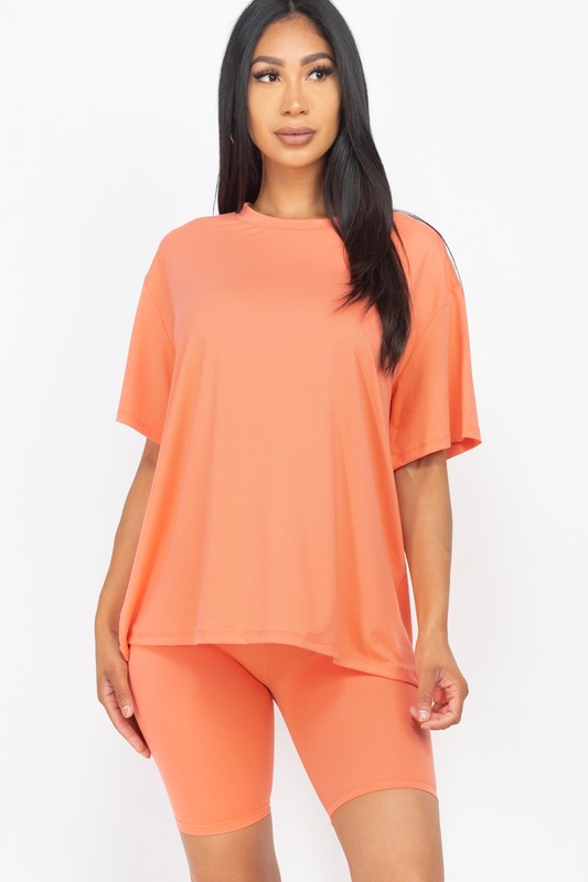 Loose Oversized Biker Set