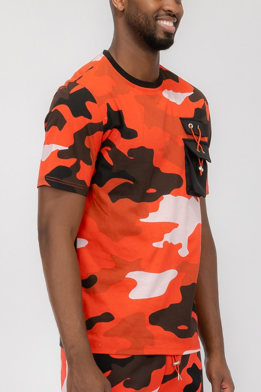 Full Camo Short Sleeve Shirt