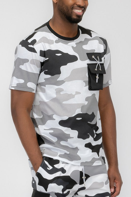 Full Camo Short Sleeve Shirt