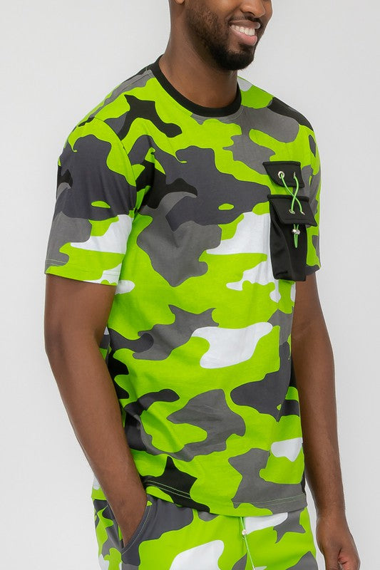 Full Camo Short Sleeve Shirt