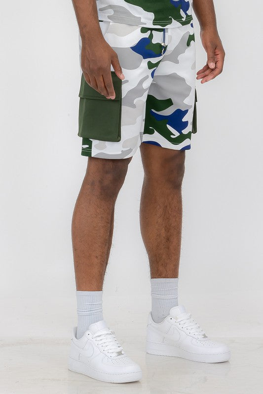 Camo Sweat Shorts