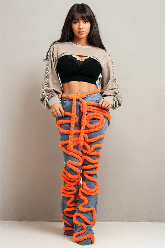 Spiral Out Of Control Denim Jeans