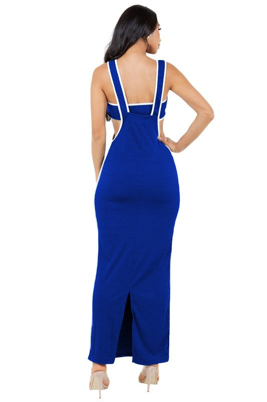 Faux Overall Dress