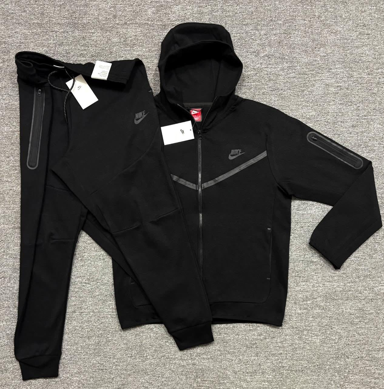 Kids Premium Tech Lightweight Tracksuit Set Zip Hoodie & Jogger Set Athletic Sweatsuit