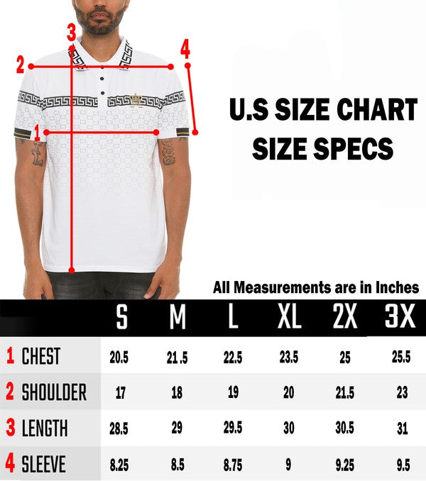 Geometric VC Polo Shirt