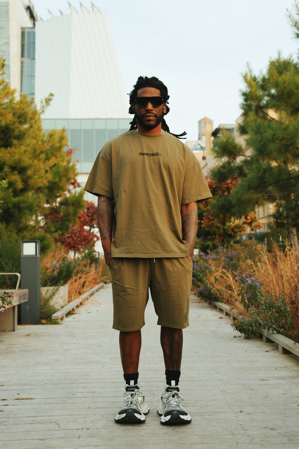 Oversized Graphic T-Shirt – “Dues Paid” Streetwear Tee – Relaxed Fit