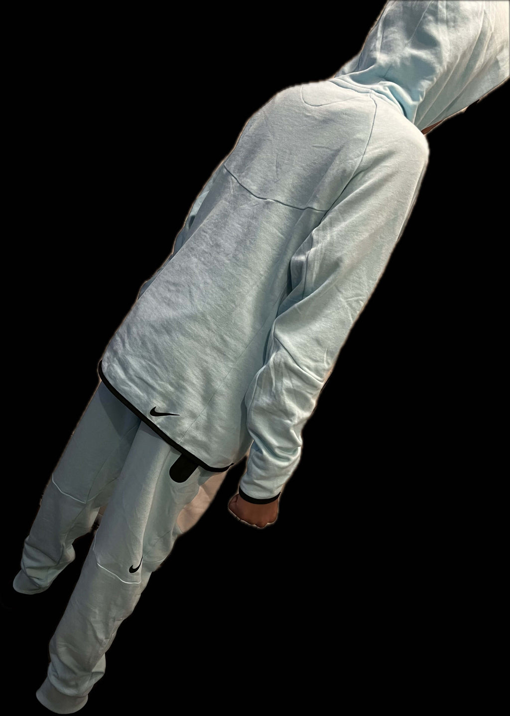 Men’s Tech Lightweight Fleece Sweatsuit, Hoodie Jogger Set, Street Luxe Tracksuit