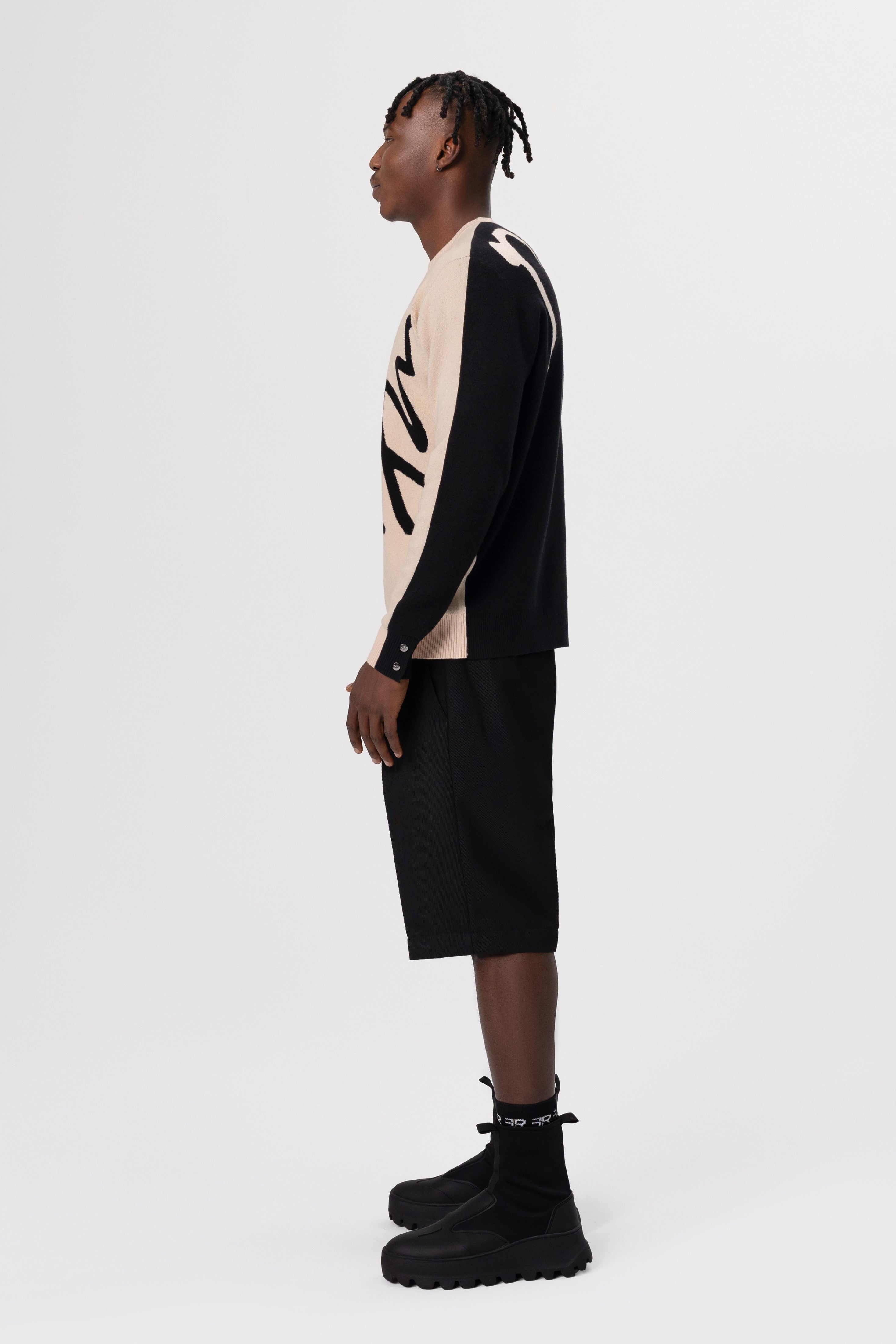Jacquard Luxe Knit Sweater