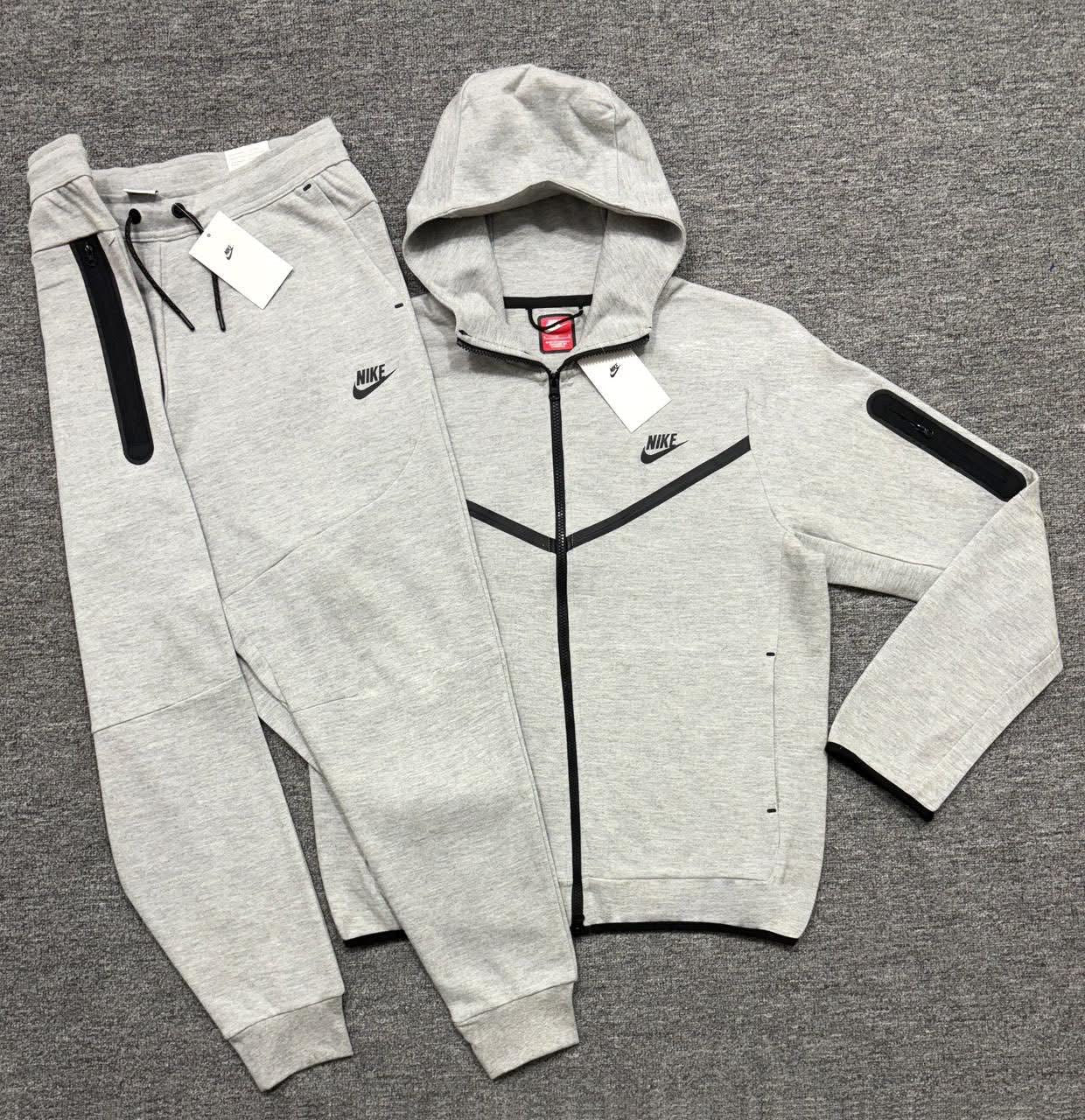Kids Premium Tech Lightweight Tracksuit Set Zip Hoodie & Jogger Set Athletic Sweatsuit