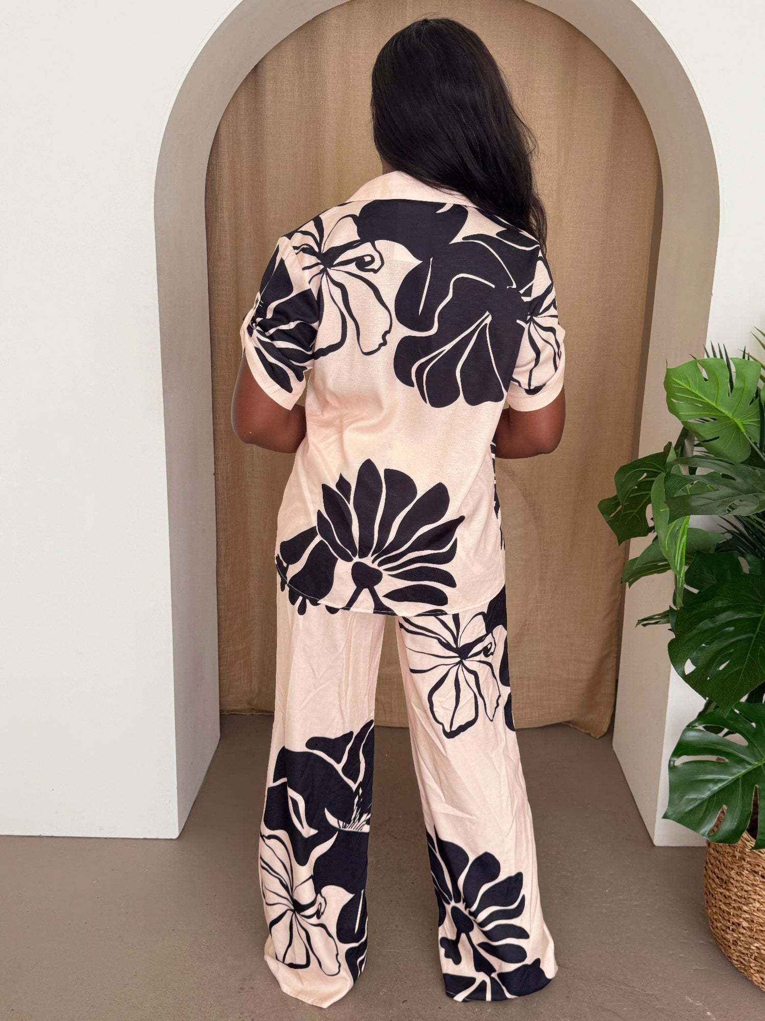 Floraled Pants Set
