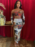 Gallery Montage Skirt Set
