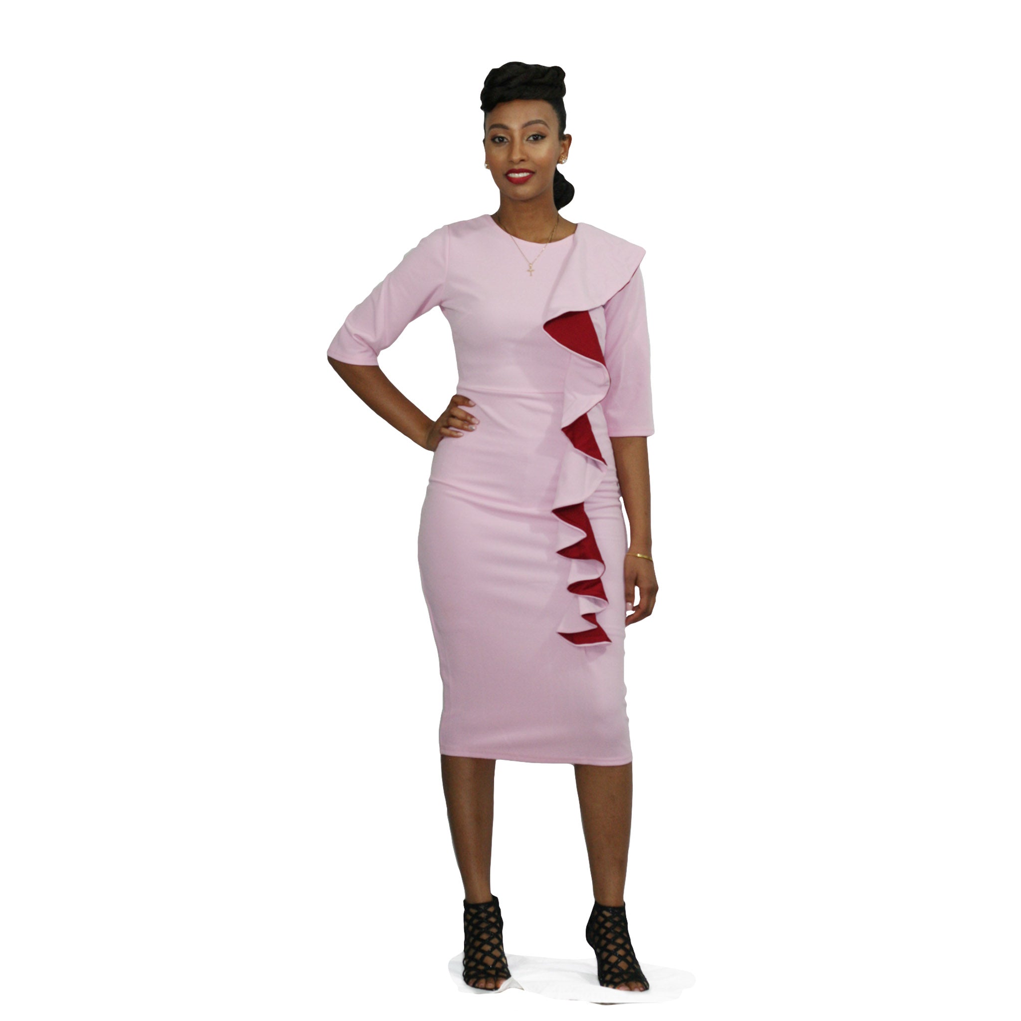 Dashiki Casual Pencil Dress