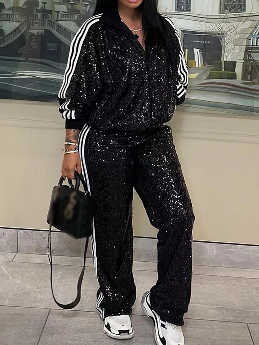 Sequin Two-Piece Set
