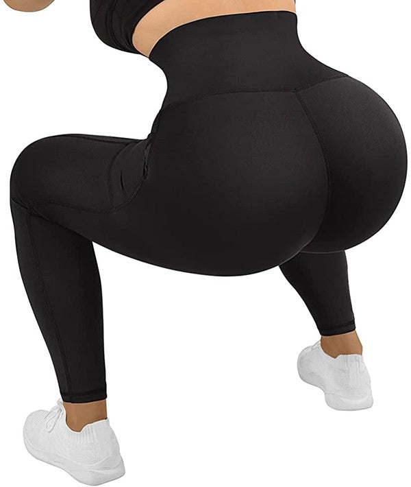 Soft Body Shaping Leggings with Pockets
