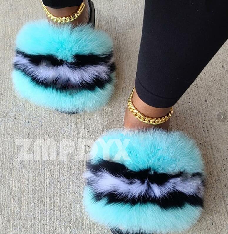 Faux Fur Slides – Plush Luxury Slip-On