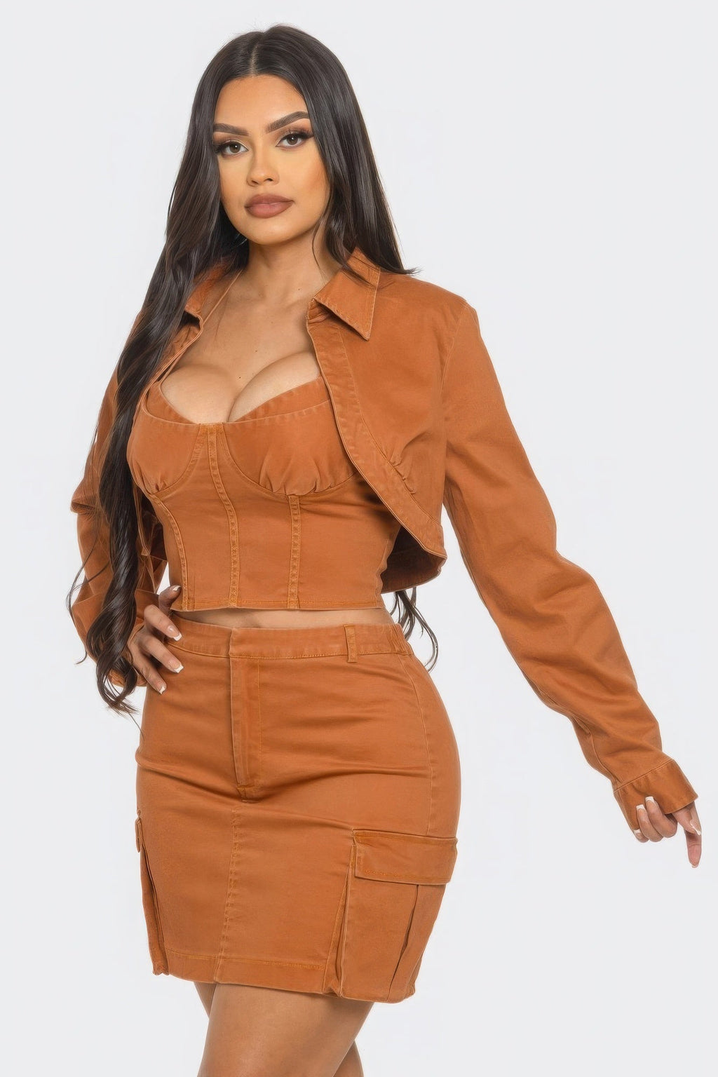 "Try Again" Skirt Set