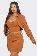 "Try Again" Skirt Set