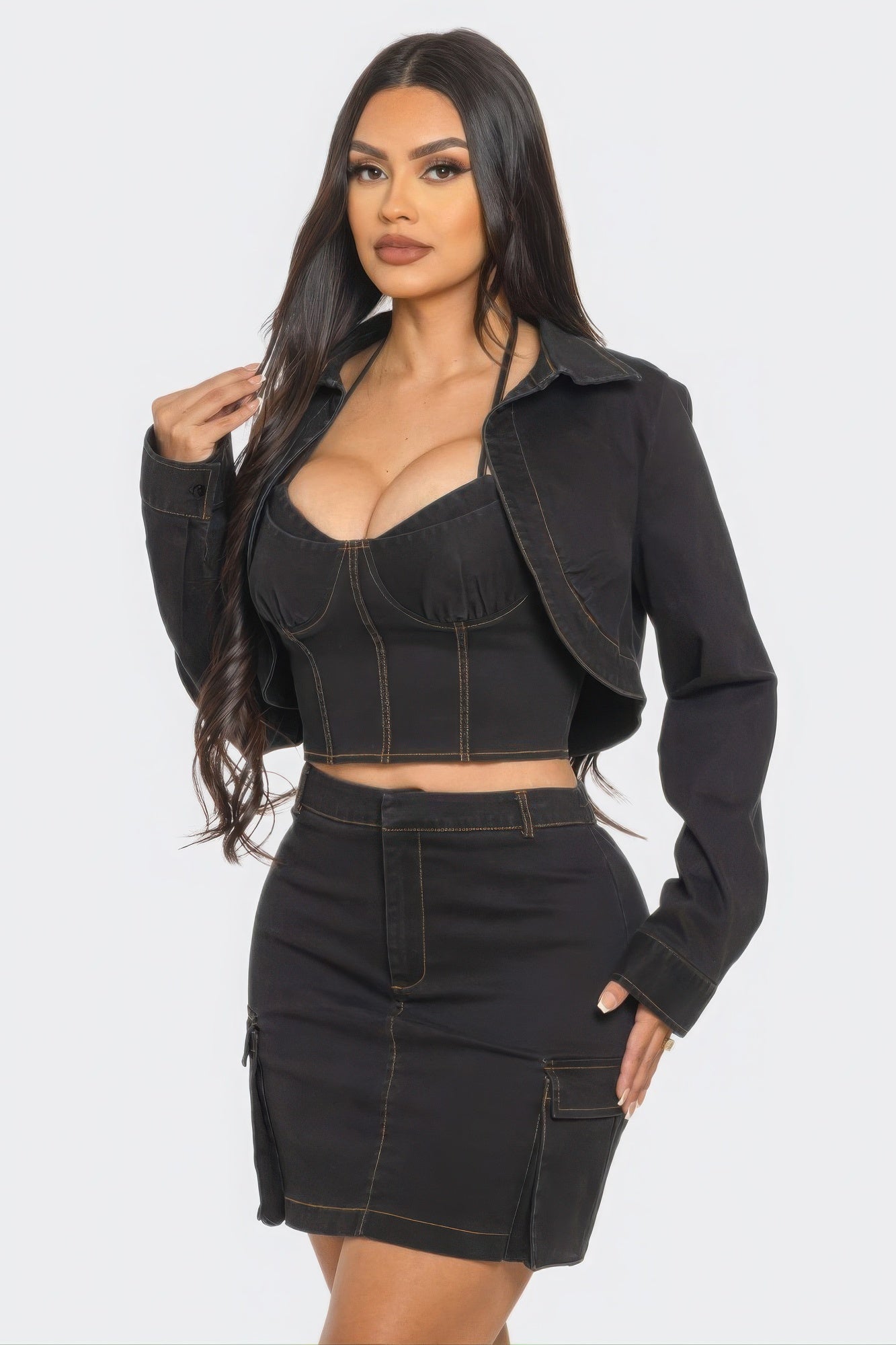 "Try Again" Skirt Set